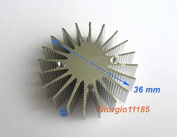 

5pcs 1W Watt LED Aluminium Heatsink Round