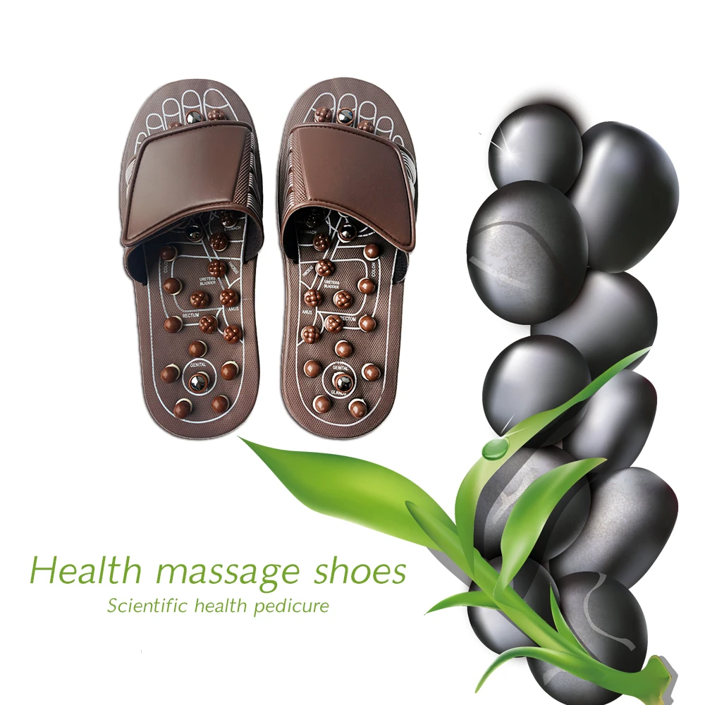 Новые сандалии массажные тапочки для ног акупунктурная терапия Массажная обувь для акупунктурных точек для ног активирующая рефлексотерапия Уход за ногами