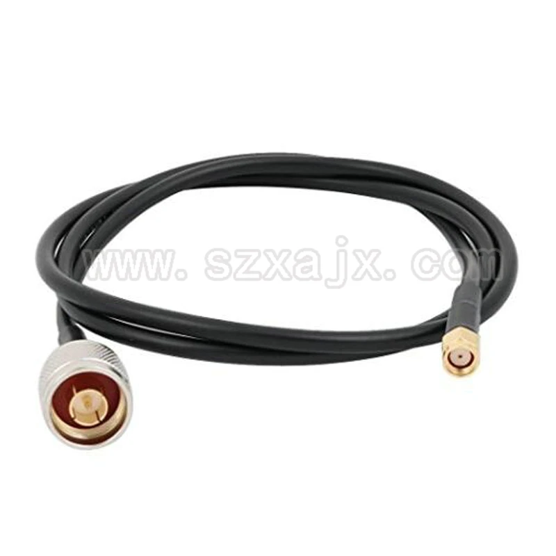 JX РЧ коаксиальный кабель N папа к RP SMA разъем для RG58 Pigtail 20 см 10 м|cable connector|cable coaxialcable