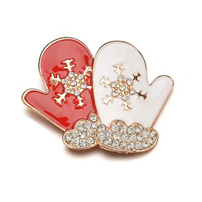 

1 PCS Christmas Brooch Pins Rhinestone Jewelry Fashion Gift Decoratio Women Jewelry Boutonniere