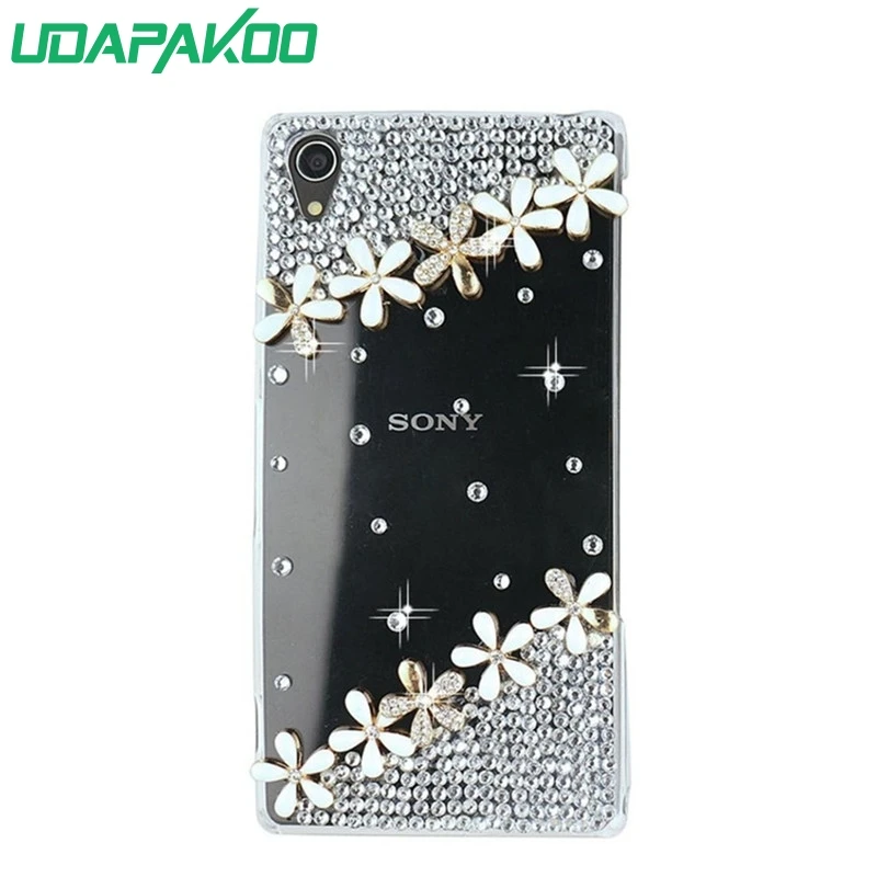 3D шикарный diy Роскошный чехол с бриллиантами для Sony Xperia Z5/X Mini X Compact/XZ XR/XA/XA1 XA2