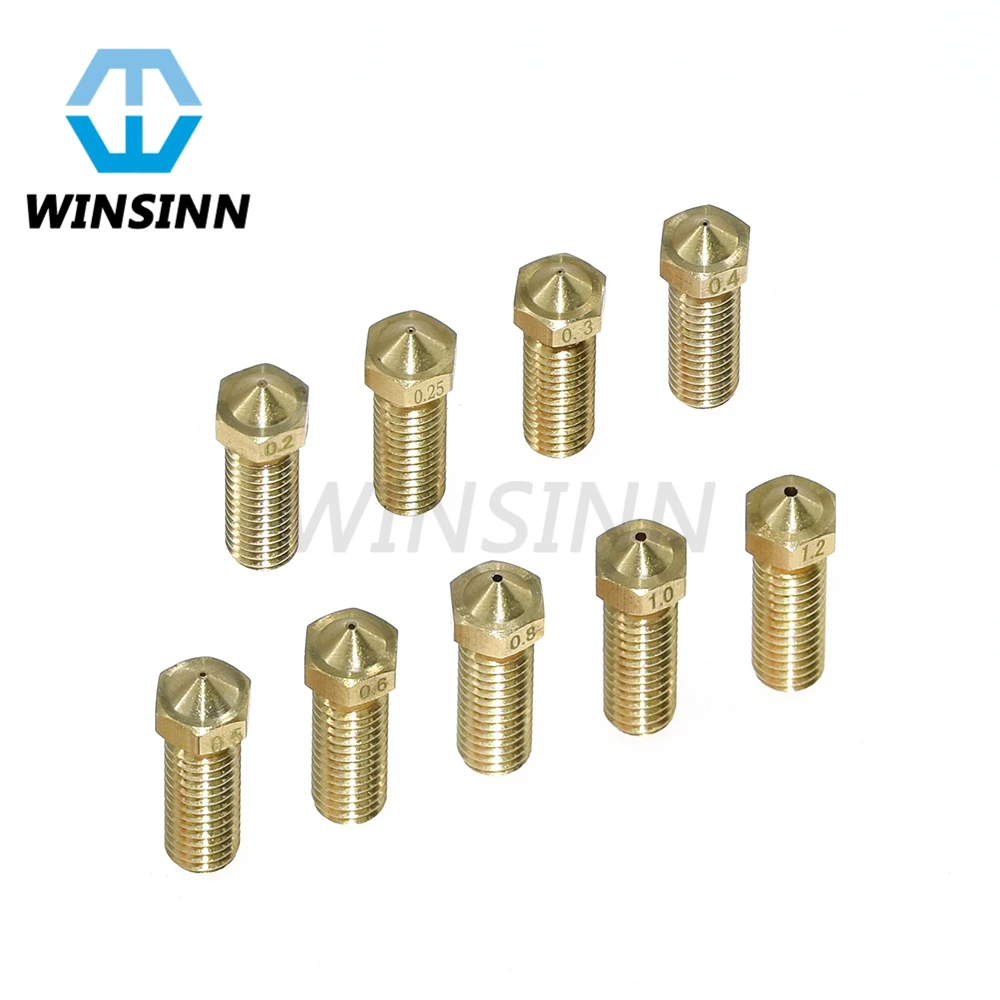 عالية السرعة بركان فوهة النحاس 0.2-1.2 مللي متر Hotend الطارد ل 1.75 مللي متر خيوط 3D طابعة رأس الطباعة