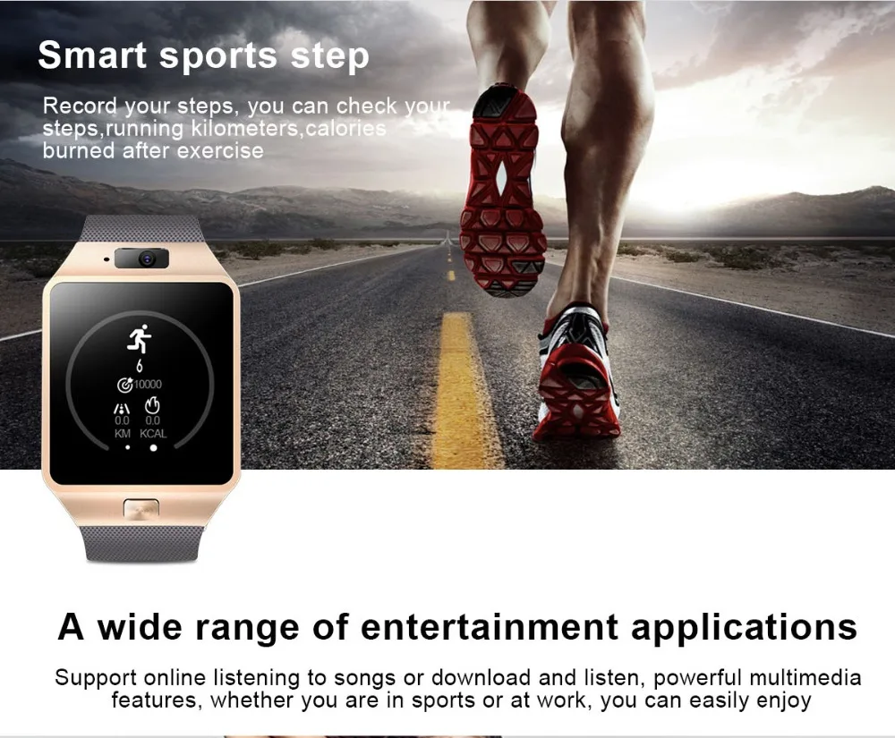TORNTISC QW09 3G Smart Watch Phone Android 4.4 512MB4GB Support WIFI Real-Pedometer SIM Card Call Smartwatch Men Women PK DZ09 (4)