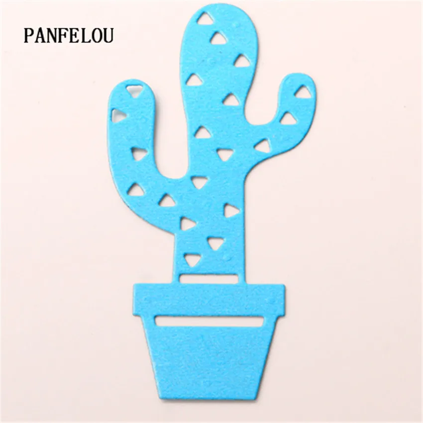

PANFELOU Metal craft Potted cactus paper die cutting dies for Scrapbooking/DIY Christmas wedding Halloween cards