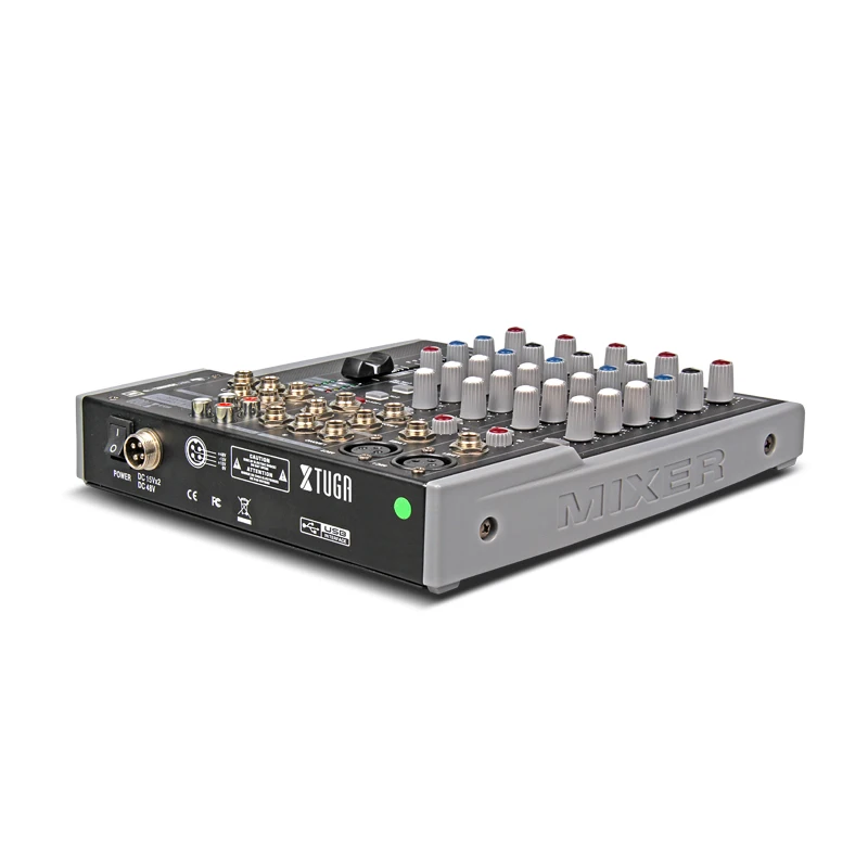 Xtuga MX8 профессиональный звуковой микшер звуковая консоль DJ машина 8 каналов