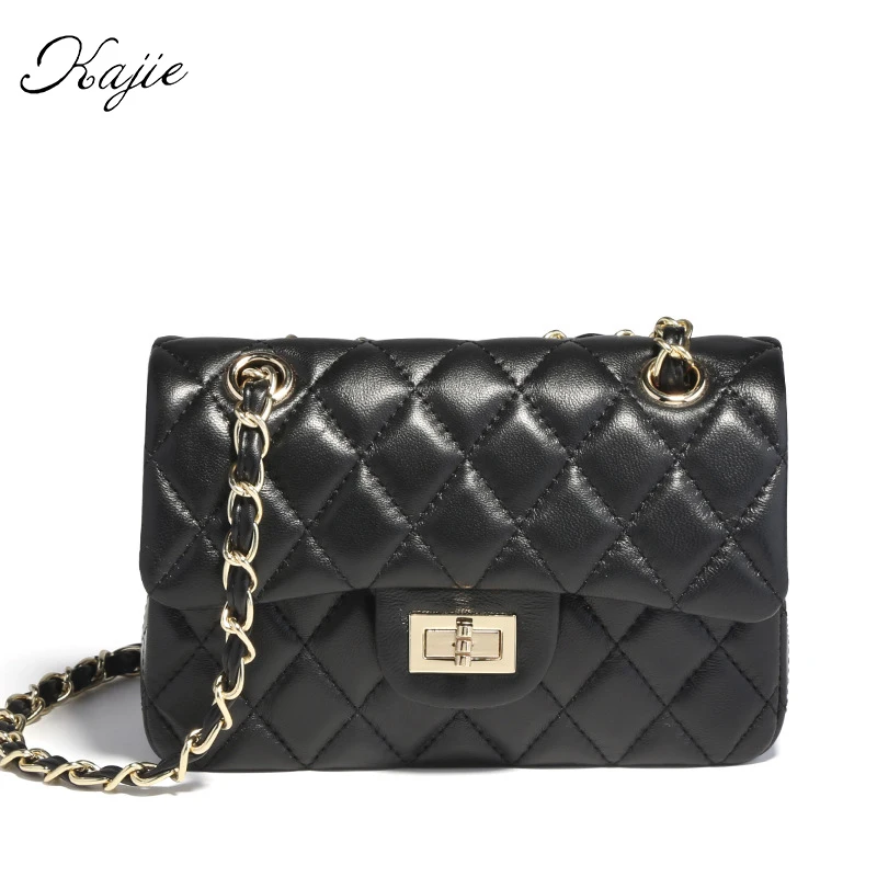 Luxury Sheepskin Handbags Women Chain Plaid Quilted Genuine Leather Women Shoulder Crossbody Bag Lady Messenger Bags Designer Luxury Sheepskin Handbags Women Chain Plaid Quilted Genuine Leather Women Shoulder Crossbody Bag Lady Messenger Bags Designer