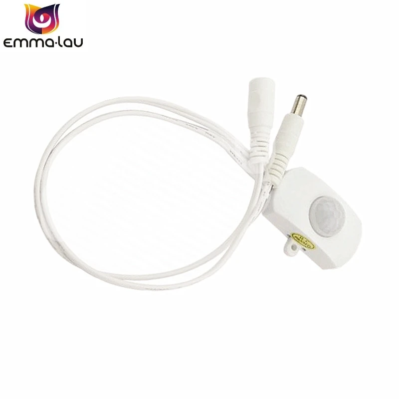 

5-8M Distance PIR Sensor Switch DC 5V 12V 24V 5A PIR Infrared Body Sensors LED Strip Light IR Motion Detector Module White/Black