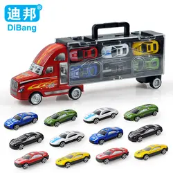 Литая модель машины седан раздвижные мини мальчик модель автомобиля детская игрушечный автомобиль сплав автомобиль грузовик набор салона