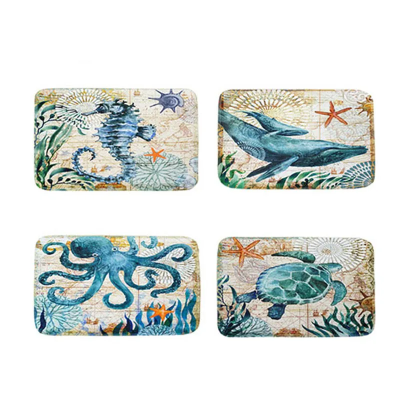 40x60 cm Animal Waterproof Anti-Slip Floor Mat Ocean Sea Octopus Carpets Bedroom Rugs Decorative Stair Mats Home Decor Textile 40x60 cm Animal Waterproof Anti-Slip Floor Mat Ocean Sea Octopus Carpets Bedroom Rugs Decorative Stair Mats Home Decor Textile