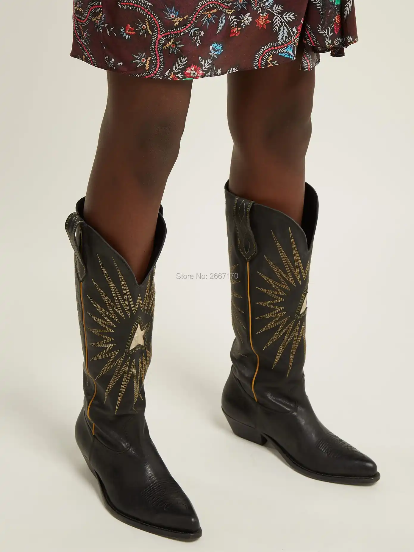 embroidered boots 2018