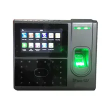 Ciecoo iFace502 биометрический TCP/IP USB RS485 лица и Фингерпринта контроля доступа по отпечаткам лица рабочего времени записи