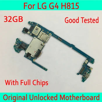 

For LG G4 H815 Original unlocked Motherboard with Full Chips,Android OS System for LG G4 H815 Logic board 32GB,100% Good Tested