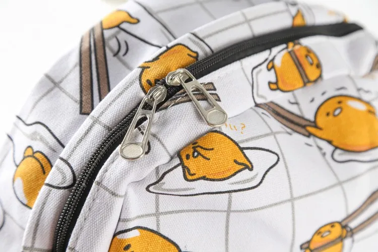 Anime Gudetama Harajuku Fried Eggs Kawaii Backpack Kawaii Store
