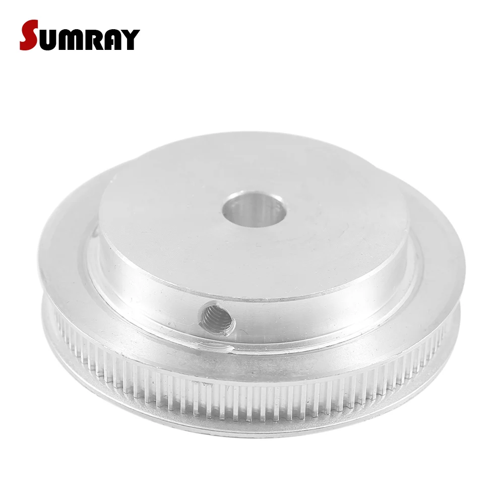 Ременный шкив SUMRAY GT2 100T диаметр отверстия 6/8/10/12/15/20/25 мм ременный с ЧПУ 7/11 ширина 2GT