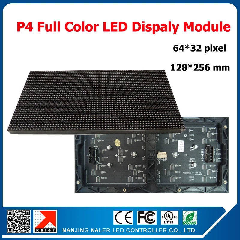 

TEEHO Indoor P4 RGB LED Adverting Screen Unit board 64*32 pixels 1/16 Scan Indoor LED Video Display Module 4mm