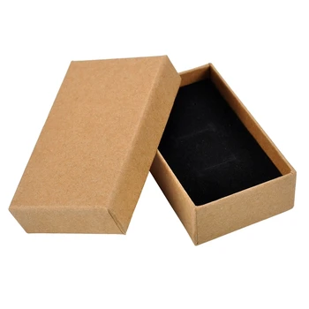 

MJARTORIA 1PC Rectangle Jewelry Box Fashion Gift Boxes Necklace Rings Boxes Paper Box For Jewelry Multi -purpose 8.3x5x2.5cm