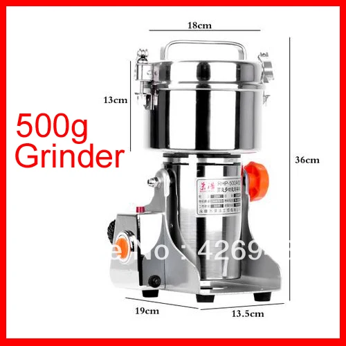 500g Swing Stainless Herb Grinder/ Cereal Grinding Machine/Coffe