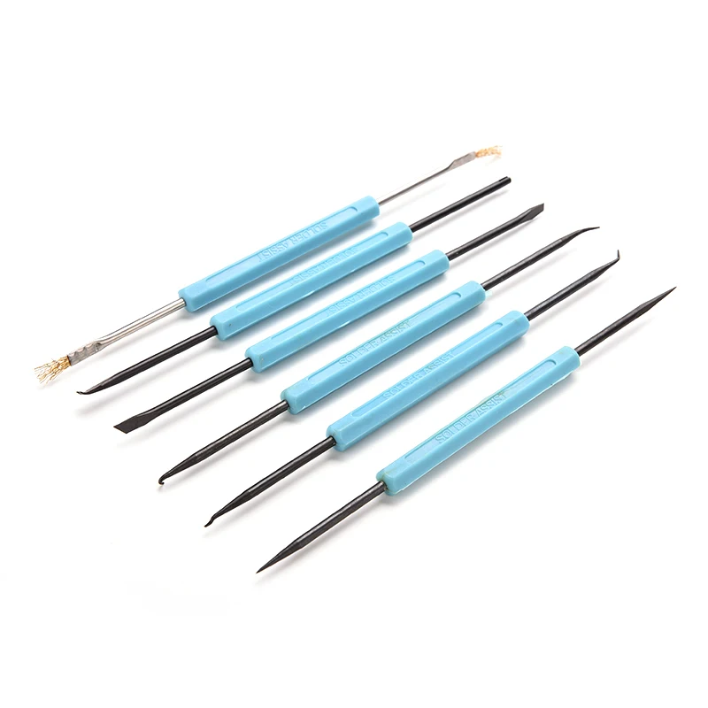 Double-sided Soldering Aid Repair Tools Set For PCB Repairing Rework 6-Pieces 6Pcs/Set