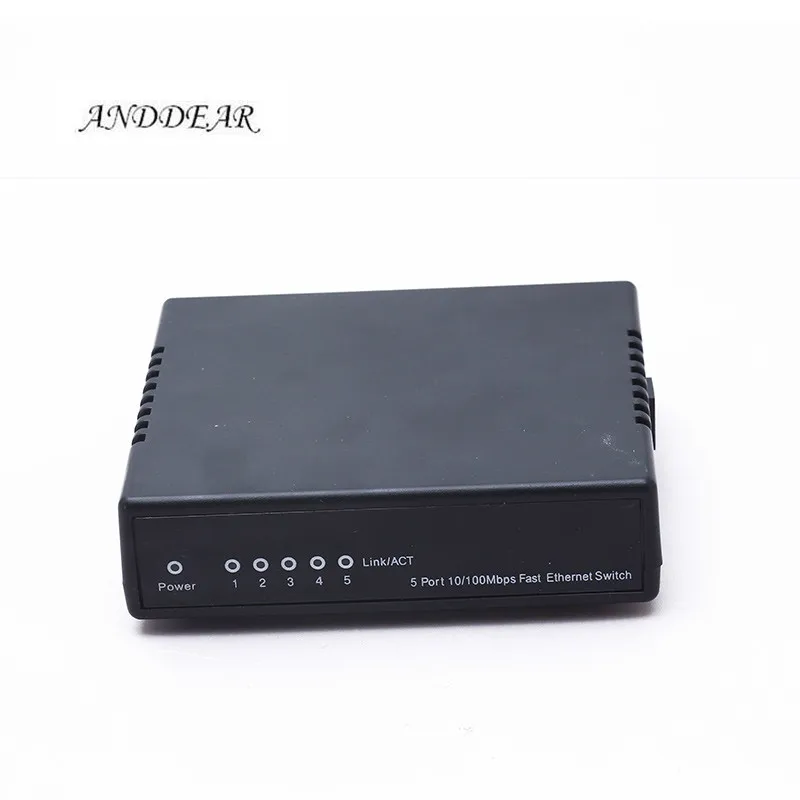 ANDDEAR Z1 пассивный 5 портовый Poe коммутатор 12 В 4/5 + 7/8 ethernet 10/100 Мбит/с poe с 4 портами