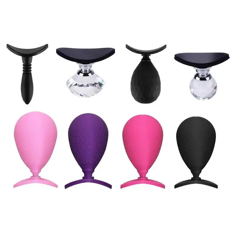 

1pc Multicolor Crystal Diamond Silicone Eyeshadow Stamp Crease Lazy Eye Applicator Tool Eye Wing Eyeliner Makeup Magic Tools