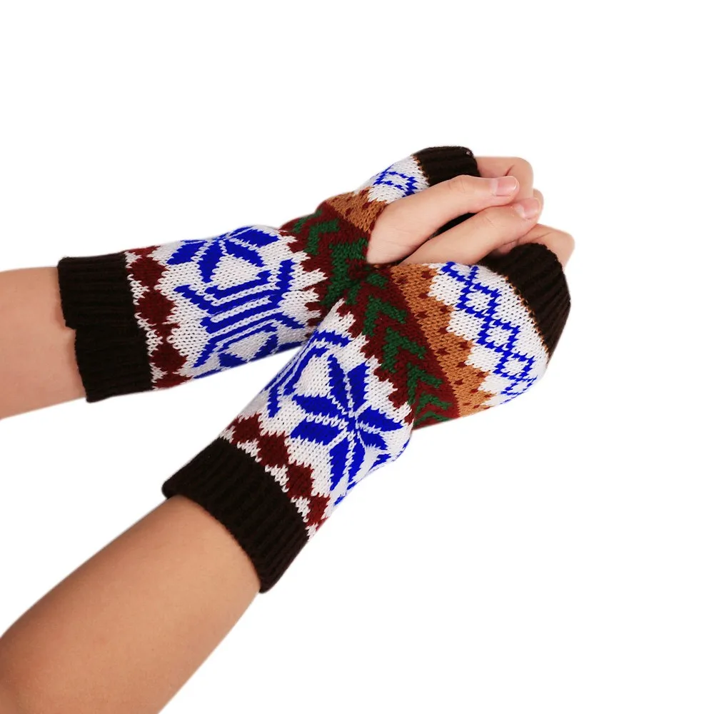 Feitong/ осень-зима Для женщин тепло Трикотажные ARM Пальцев Прихватки для мангала длинные эластичные варежки Для мужчин Для женщин зима Рука теплые женские