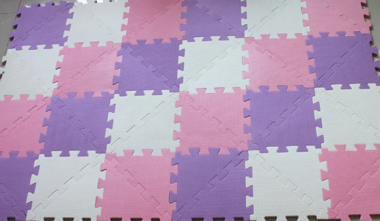 Meitoku EVA пенопластовый игровой коврик, детский треугольный Коврик-пазл, мягкая блокирующая плитка, Детский ковер, 24-96 шт./лот