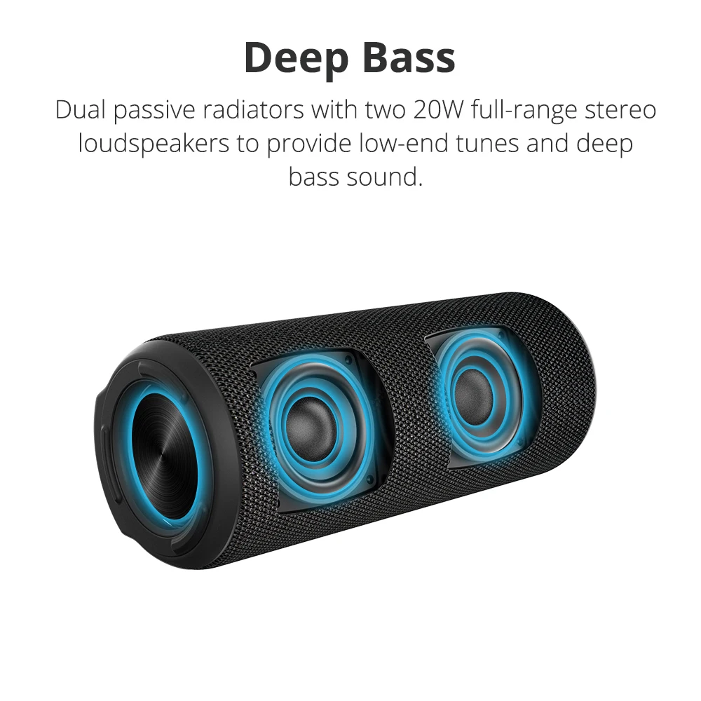 bluetooth speaker deep bass