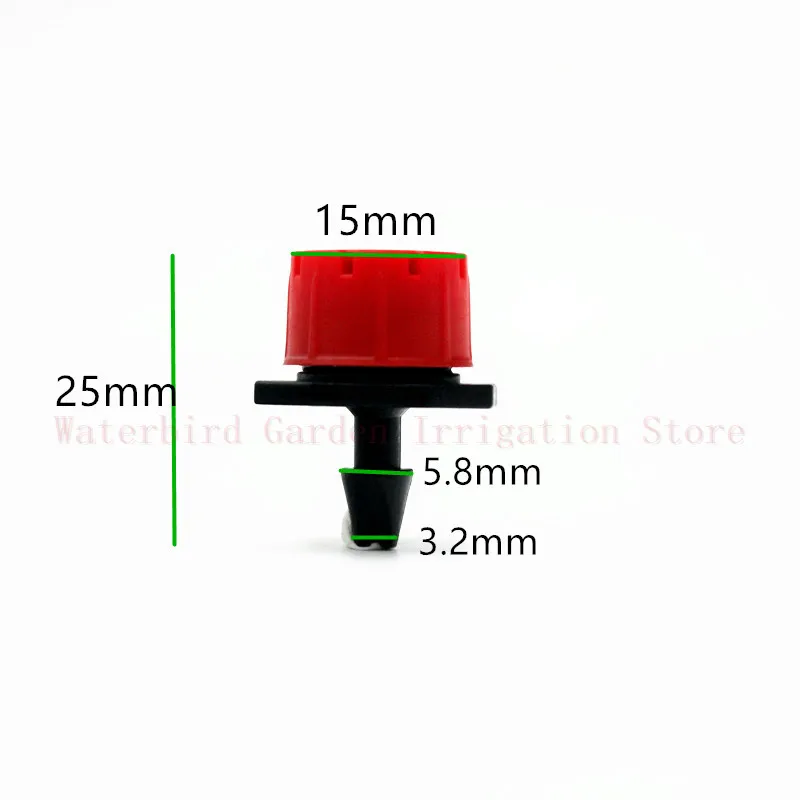 Красная насадка для капельного орошения с 8 отверстиями|adjustable dripper|water dripperdripper