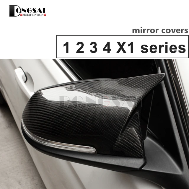 Para Bmw De Fibra De Carbono De Ala Retrovisor Espejo De