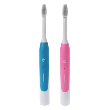 

Sonic Electric USB Toothbrush Oral Cleaning Whitening Tools White with 3 heads