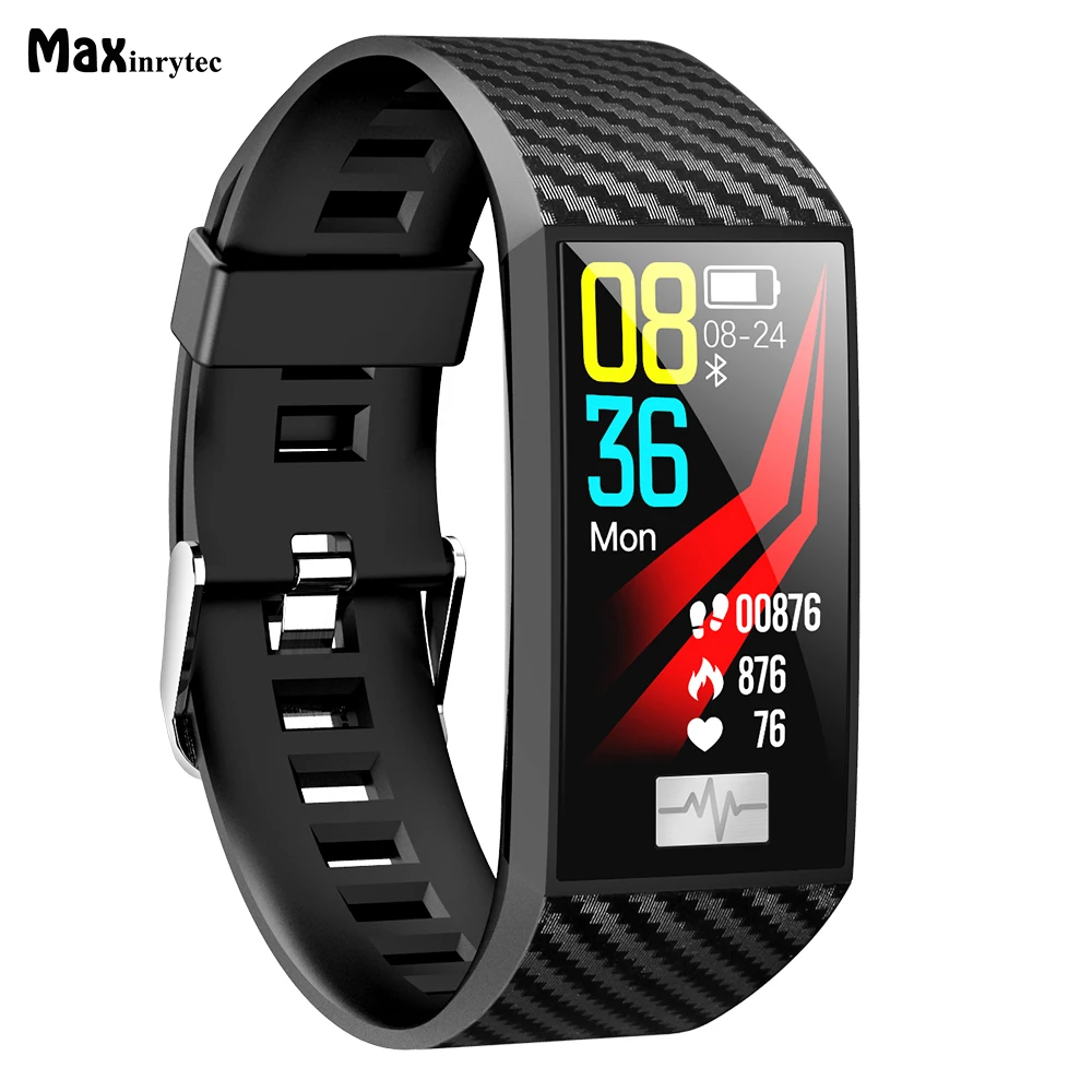 

Maxinrytec Smart Bracelet With Heart rate Monitor ECG Blood Pressure IP68 Waterproof Fitness Tracker Wrisatband Smart Watch