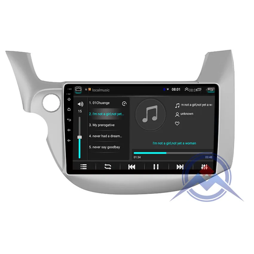 Discount ZOHANAVI 10.2 inch Android 8.1 Car DVD Multimedia Player GPS Navigator for Honda Fit/Jazz 2008-2013 auto radio build in wifi 3
