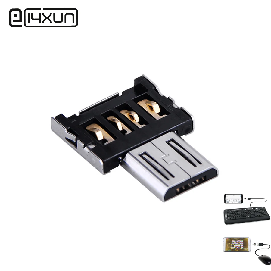 Микро-usb в USB 2 0 разъем EClyxun OTG кабель адаптер для флэш-накопитель планшетных ПК Samsung