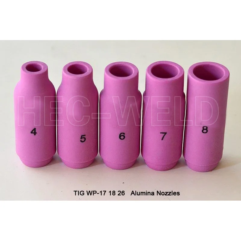 TIG Consumables Accessories KIT Alumina Nozzle Cups Collets Bodies FIT TIG Welding Consumables PTA SR DB WP 17 18 26 15PK