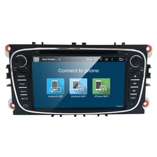 2 Din 7 Inch Android 5.1 Car DVD Player For FORD Mondeo Focus Galaxy GPS Navigation In Dash Stereo Radio Audio DAB+ 1080P