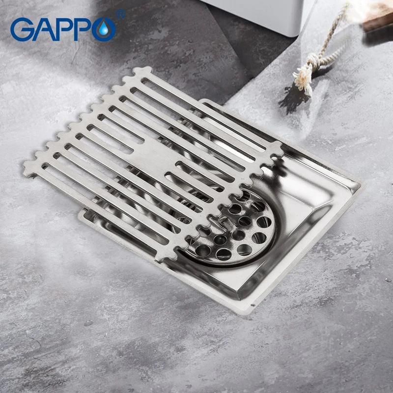 

GAPPO Drains Anti-odor Bathroom shower Floor Drains bath drainers stopper Bathtub Shower Drainers Strainers