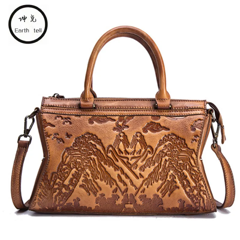 Genuine leather women shoulder crossbody bag for female 2018 new luxury embossed handbags brand handbag designer messenger bags Genuine leather women shoulder crossbody bag for female 2018 new luxury embossed handbags brand handbag designer messenger bags