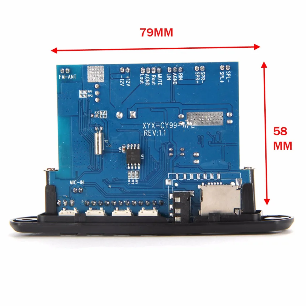 Приложение управления Bluetooth 4 0 MP3 декодирующая плата модуль TF слот для карты USB FM APE