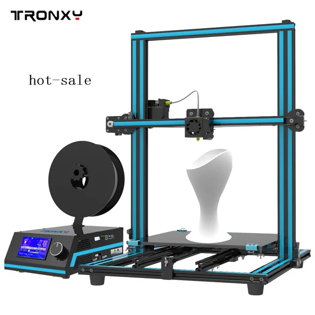 Cheap Shipping from US Tronxy X3S DIY desktop 3D printer 300*300*400 mm printing size with hotbed full metal