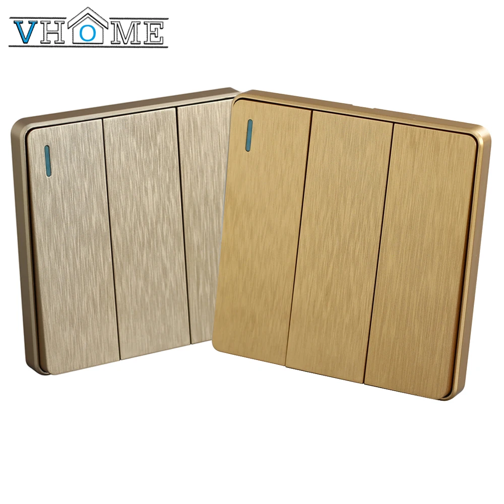 Vhome Rf 433mhz 3 Button Wall Panel Remote Control