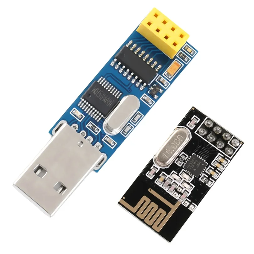  CH340T USB to Serial Port Adapter Board + 2.4G NRF24L01 Wireless Module Single transfer effective Bytes 