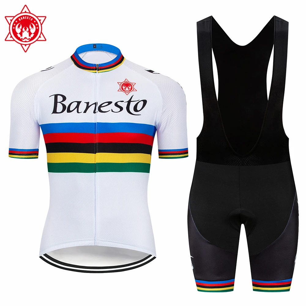 

2018 High quality Banesto Cycling jerseys short sleeve road MTB cycling wear