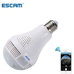 ESCAM QP136 960 P Wi-Fi IP лампа Камера 360 градусов панорамный H.264 инфракрасный Крытый дистанционного Управление обнаружения движения безопасности