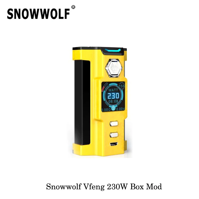 Оригинальная электронная сигарета Sigelei Snowwolf Vfeng 230 Вт стартовый набор боксмод 510