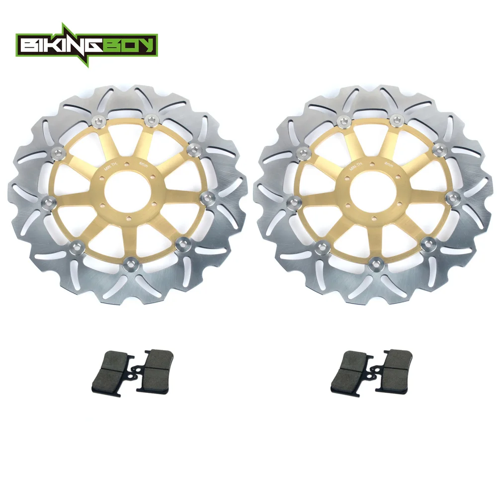Передние тормозные диски BIKINGBOY CBR 900 RR 94 95 96 97 VTR 1000 F fiрестоm Super Hawk 06 05 04 03 02 01 00 99
