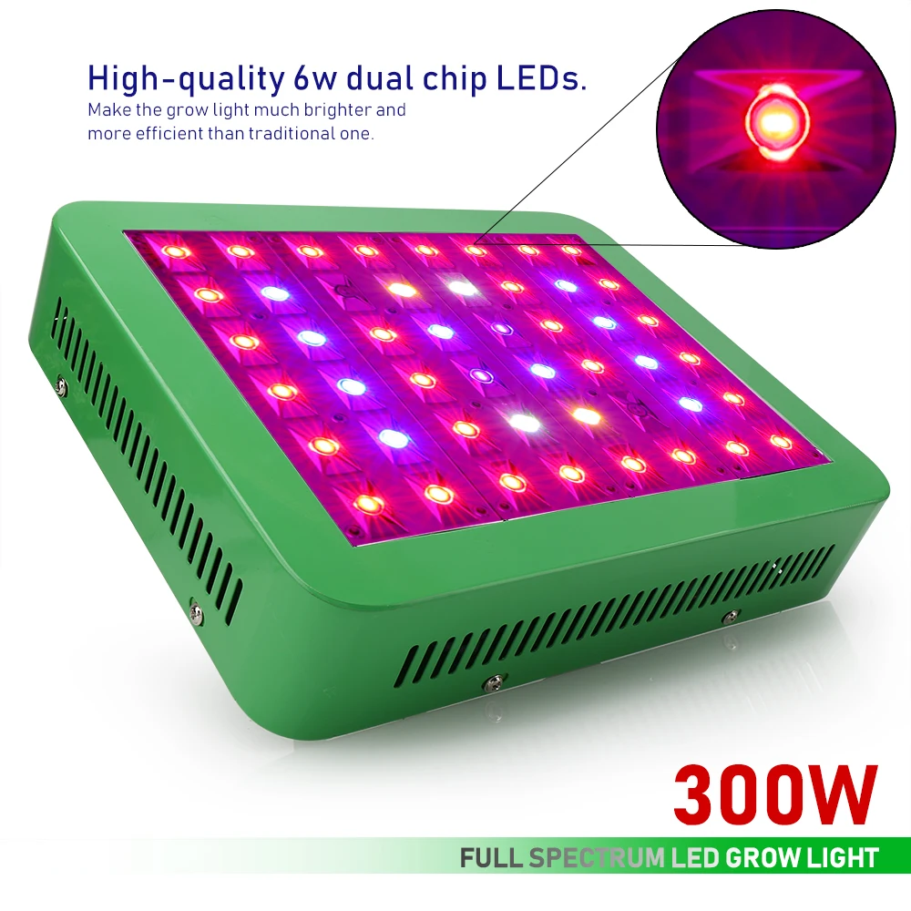 Светодиодная фитолампа полного спектра для выращивания растений 300 Вт|led grow light|grow