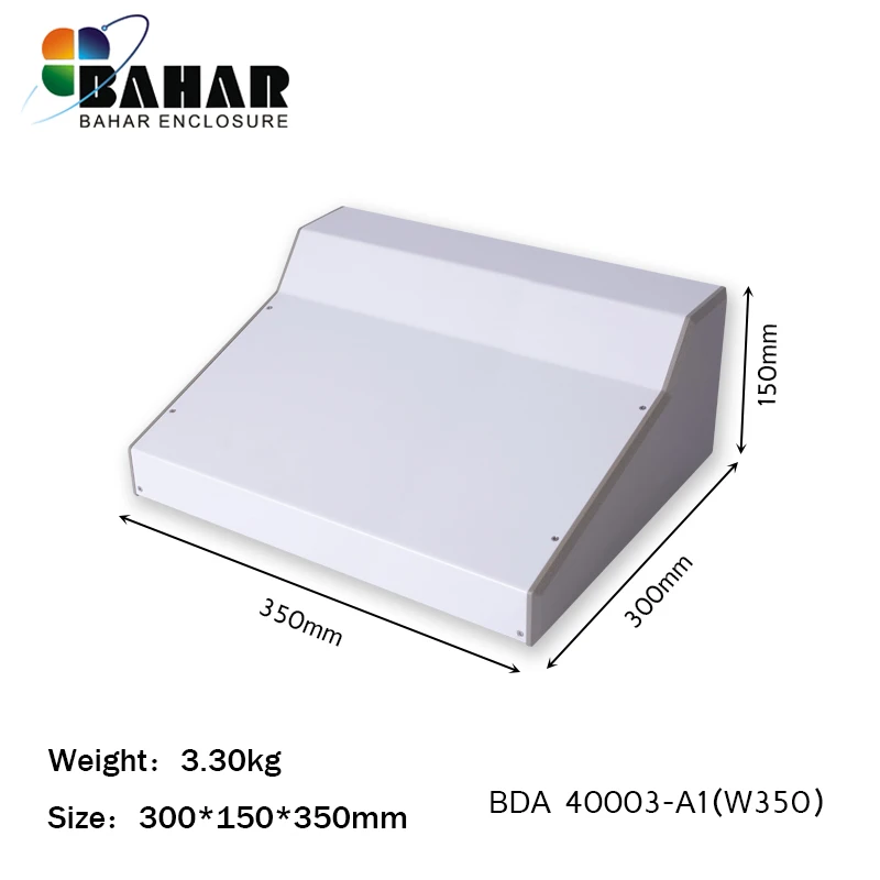 Bahar Железный страховочный кожух коробка для электронного металлического проекта Корпус Пластмассовый для электрооборудования белый проект коробка для электроники