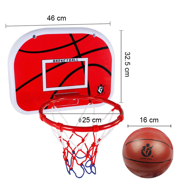 Ребенок большой Крытый Регулируемый Висит Баскетбол кольцо для нетбола Баскетбол коробка баскетбольная мини-доска для игры Для детей игры