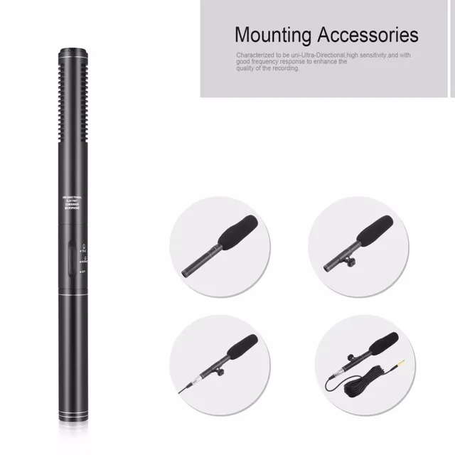 Professional High Sensitivity Vioce Recording Broadcast Stereo Condenser Interview Uni-Ultra-Directional Microphone