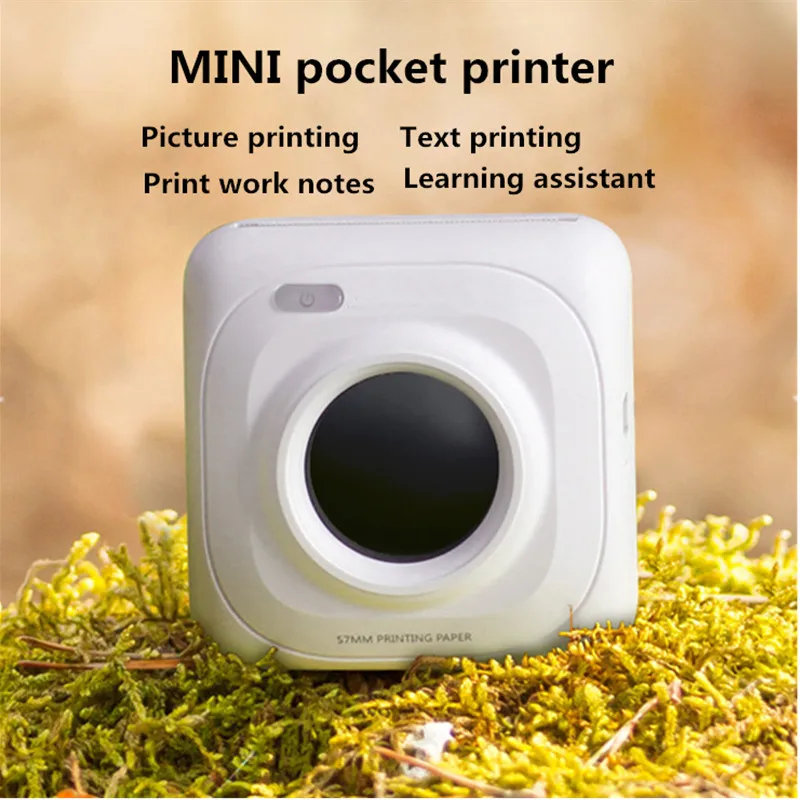 

NEW upgrade portable printer USB/Bluetooth Thermal Printer Photo Picture Mini Printer iOS/Android and Windows